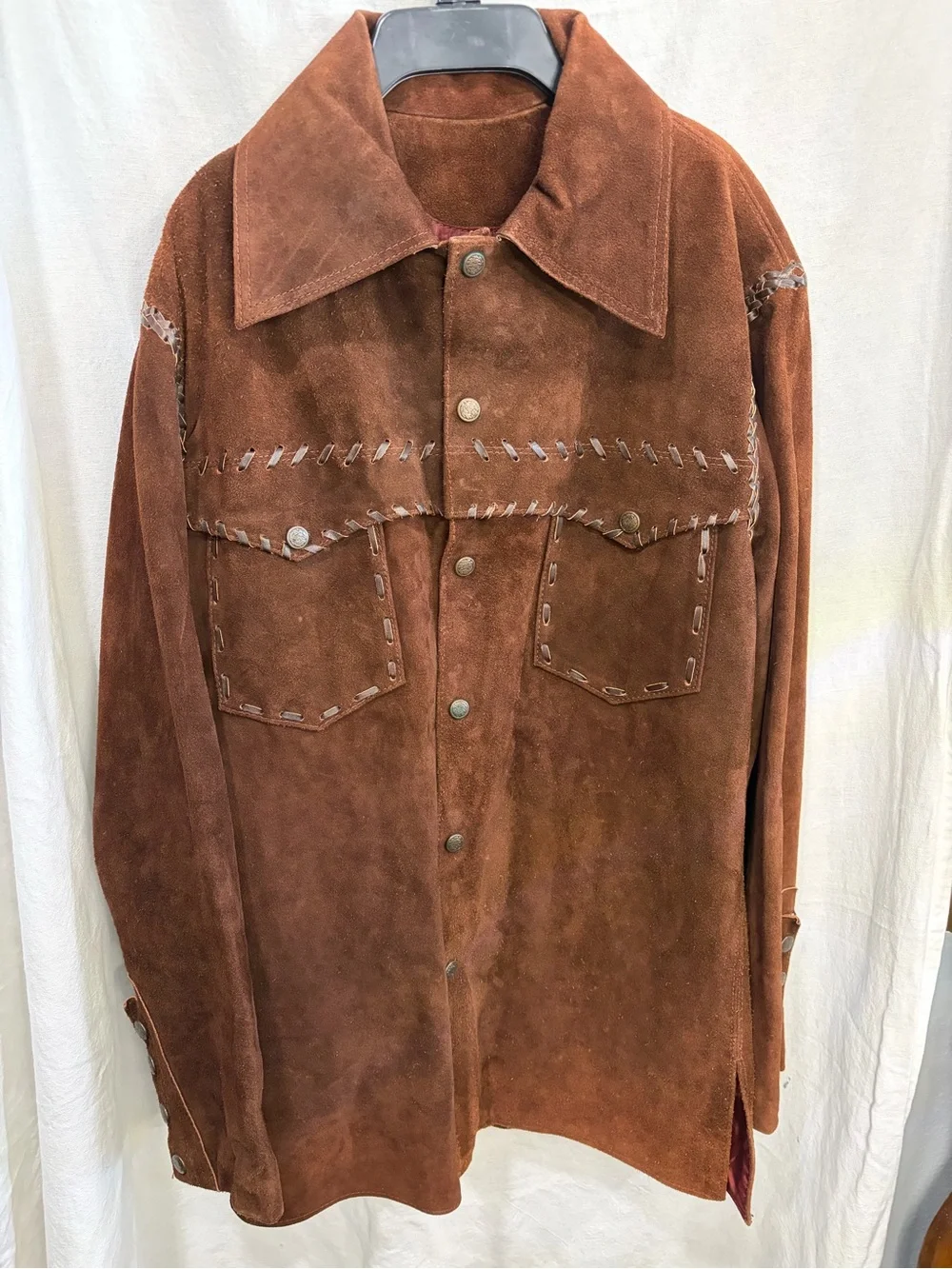 Vintage Sherwin Sheyenne Genuine Leather Western Jacket